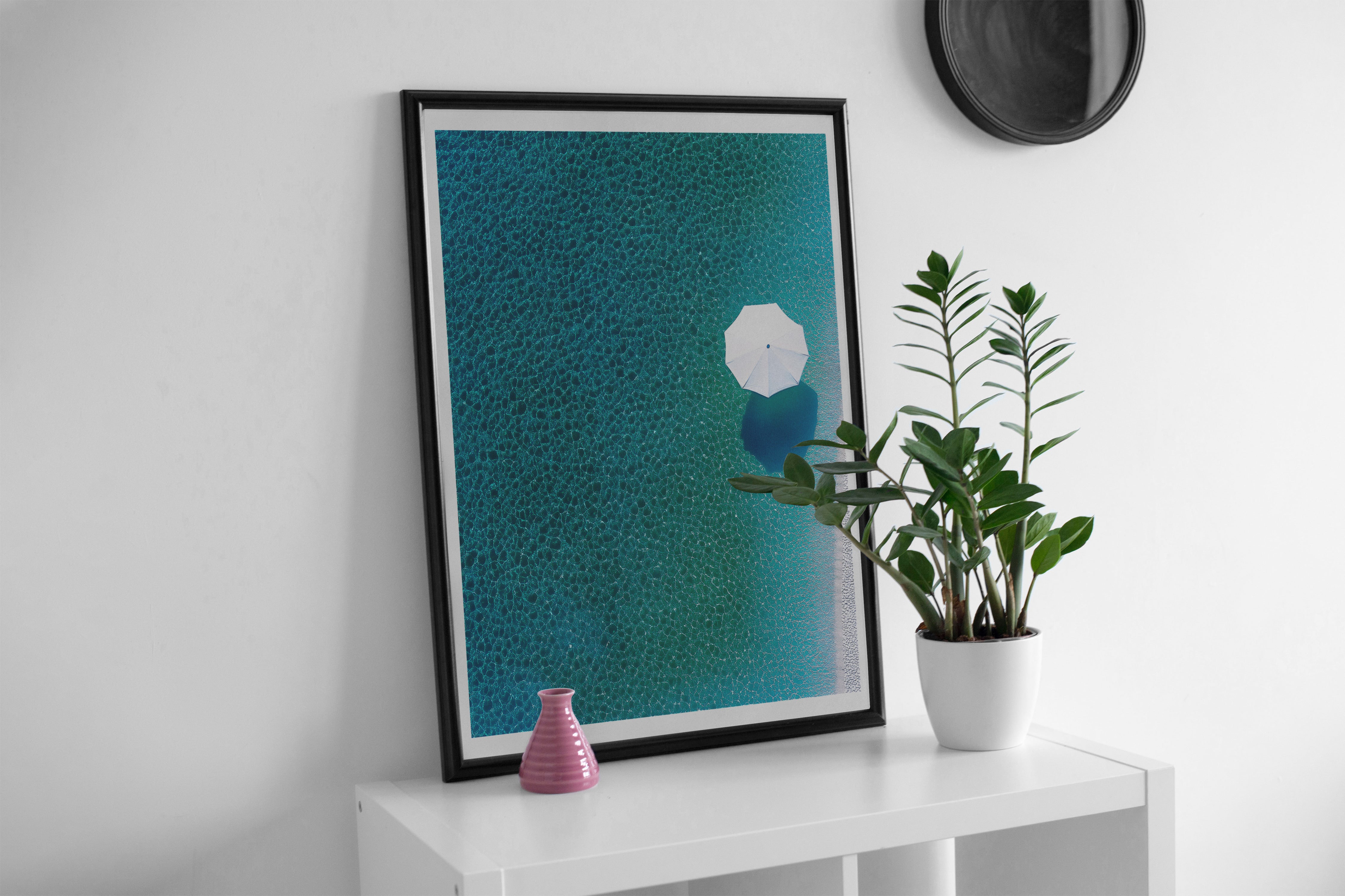 Minimalist Beach Poster | Serene Coastal Wall Art for Relaxing Home Decor