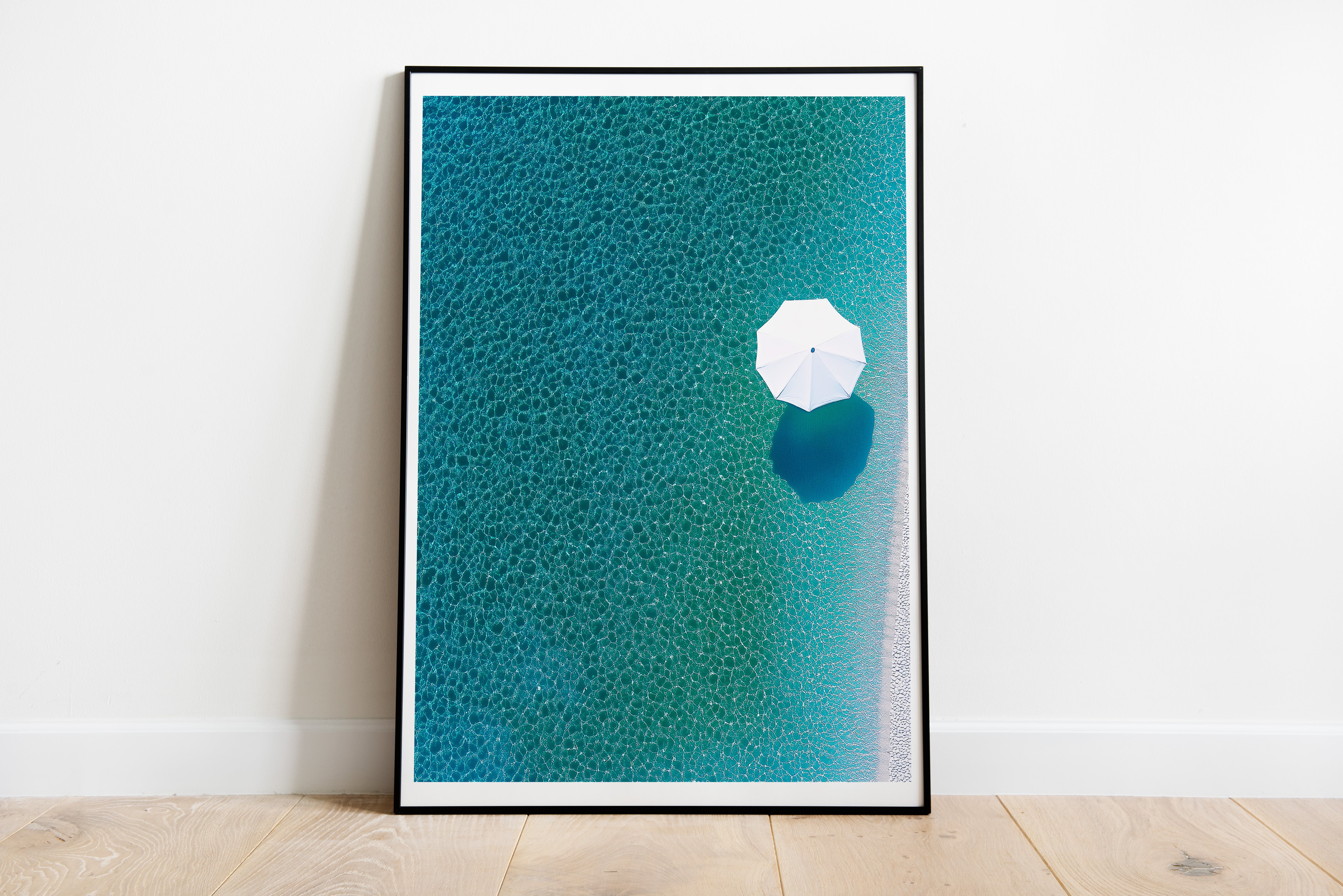 Minimalist Beach Poster | Serene Coastal Wall Art for Relaxing Home Decor