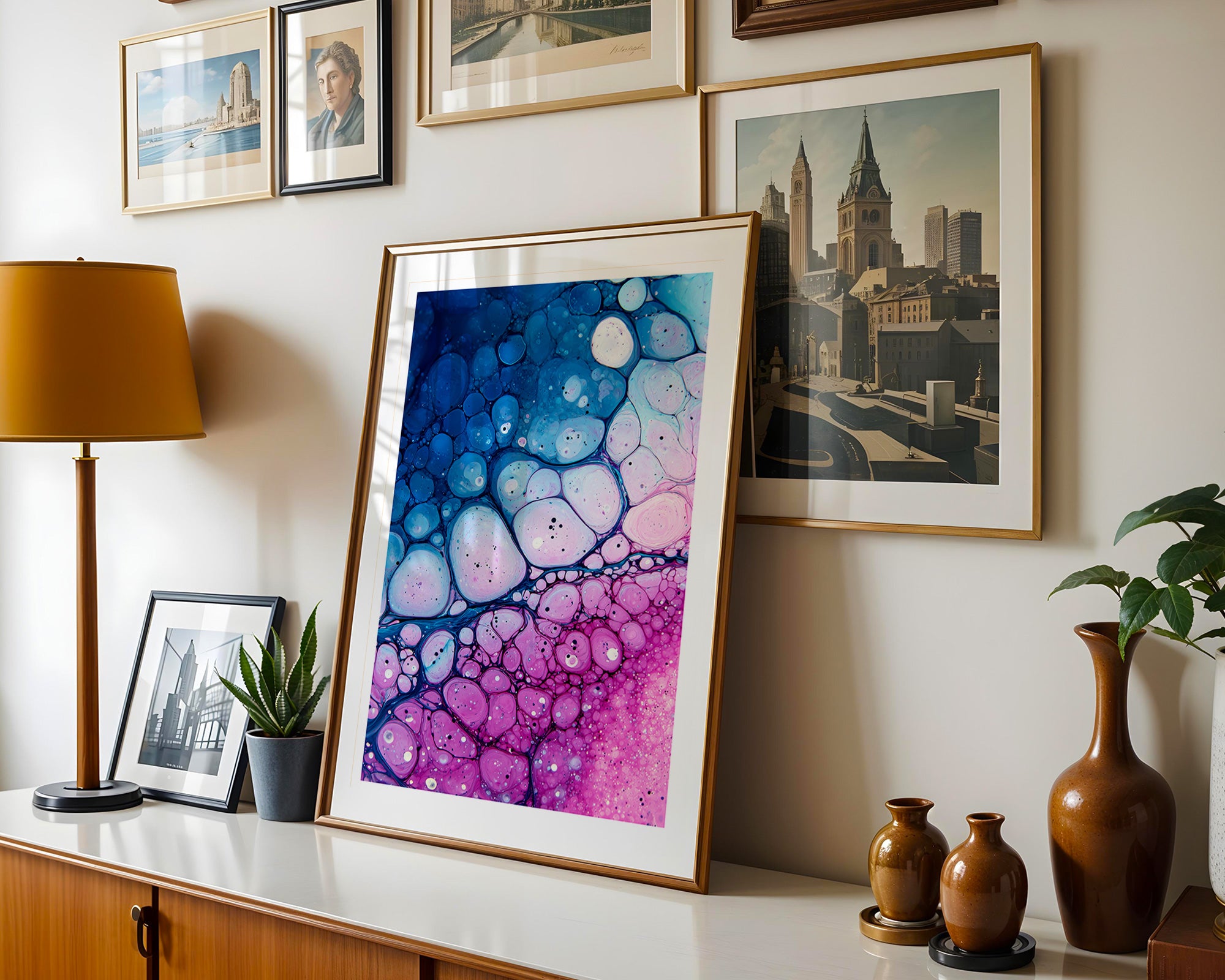 Dream Cells Poster | Abstract Fluid Art Print