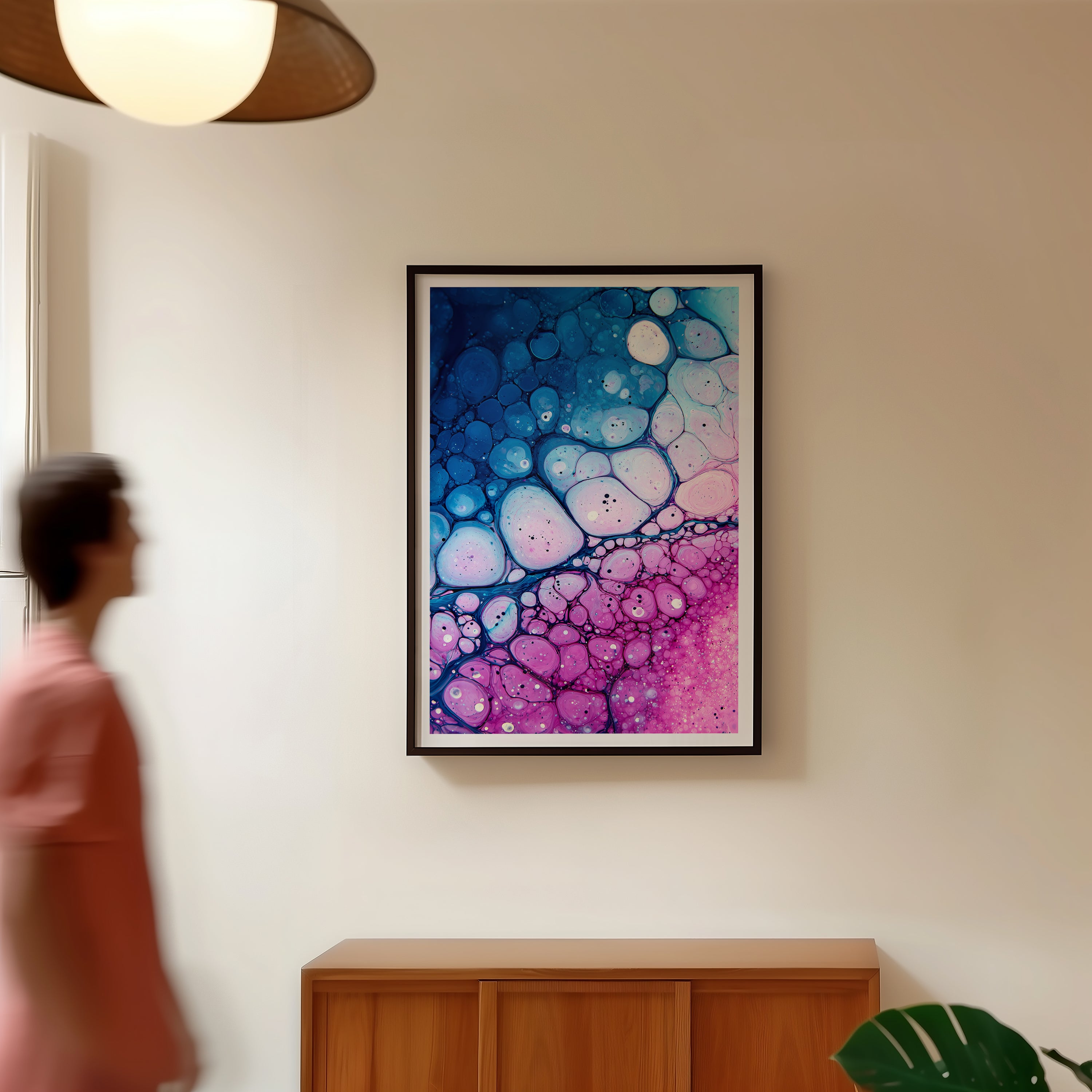 Dream Cells Poster | Abstract Fluid Art Print
