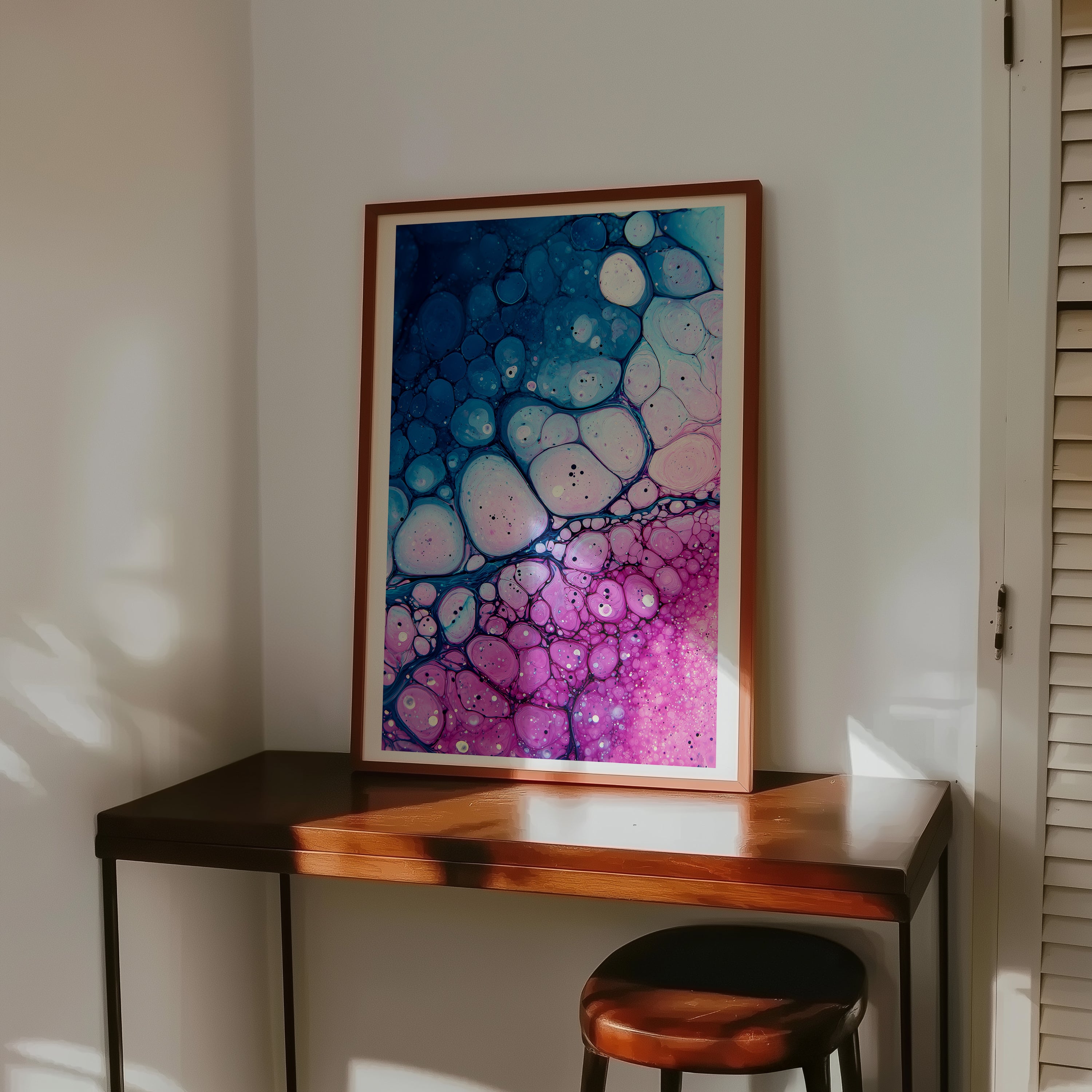 Dream Cells Poster | Abstract Fluid Art Print