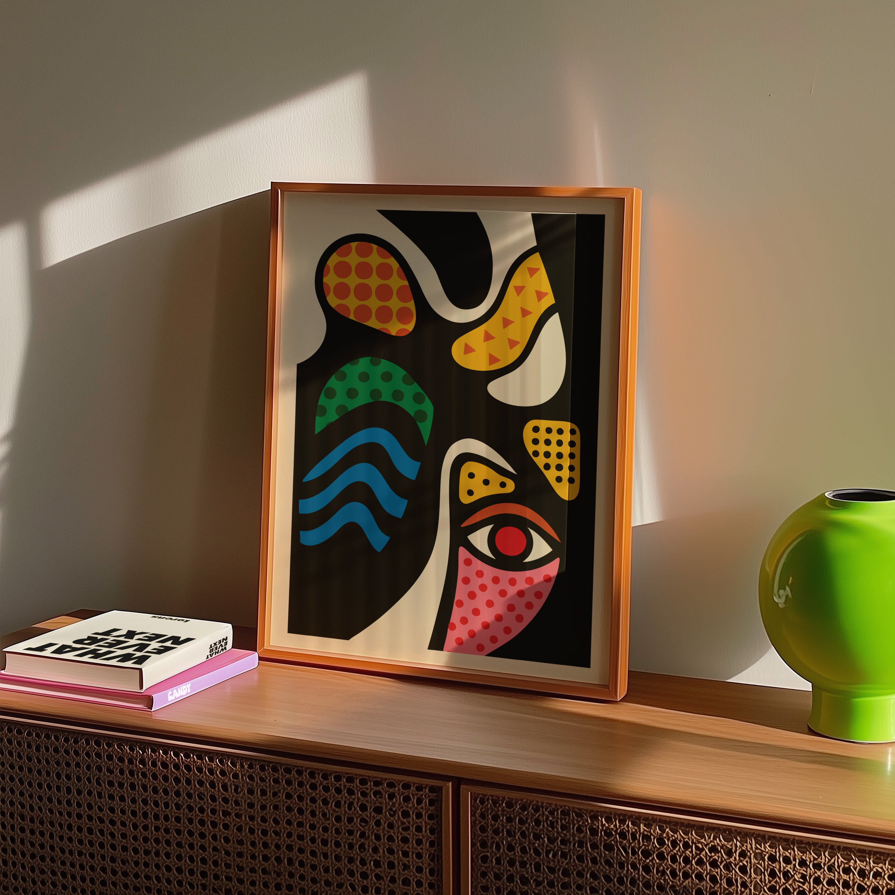Pop Eye Poster | Modern Abstract Pop Art