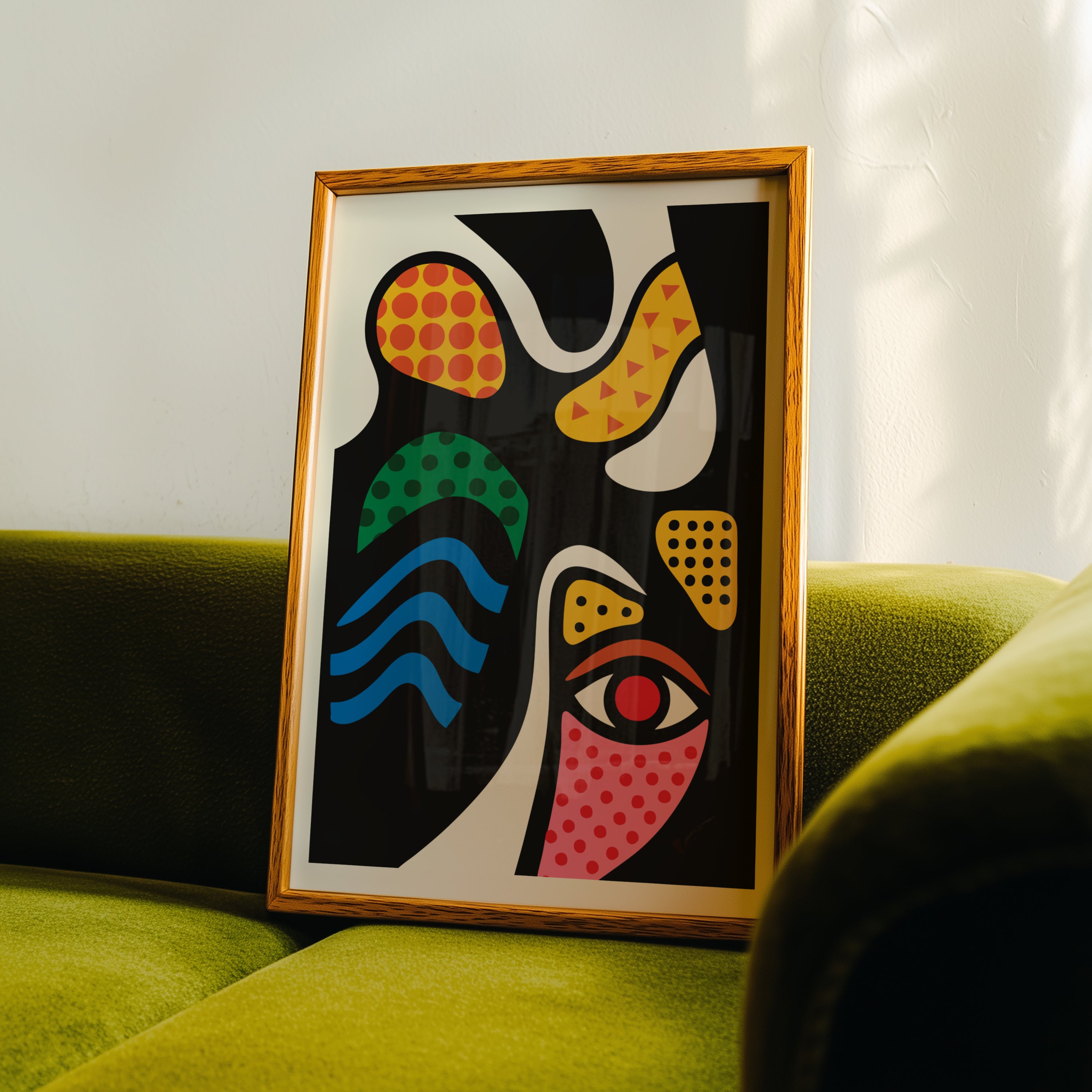 Pop Eye Poster | Modern Abstract Pop Art