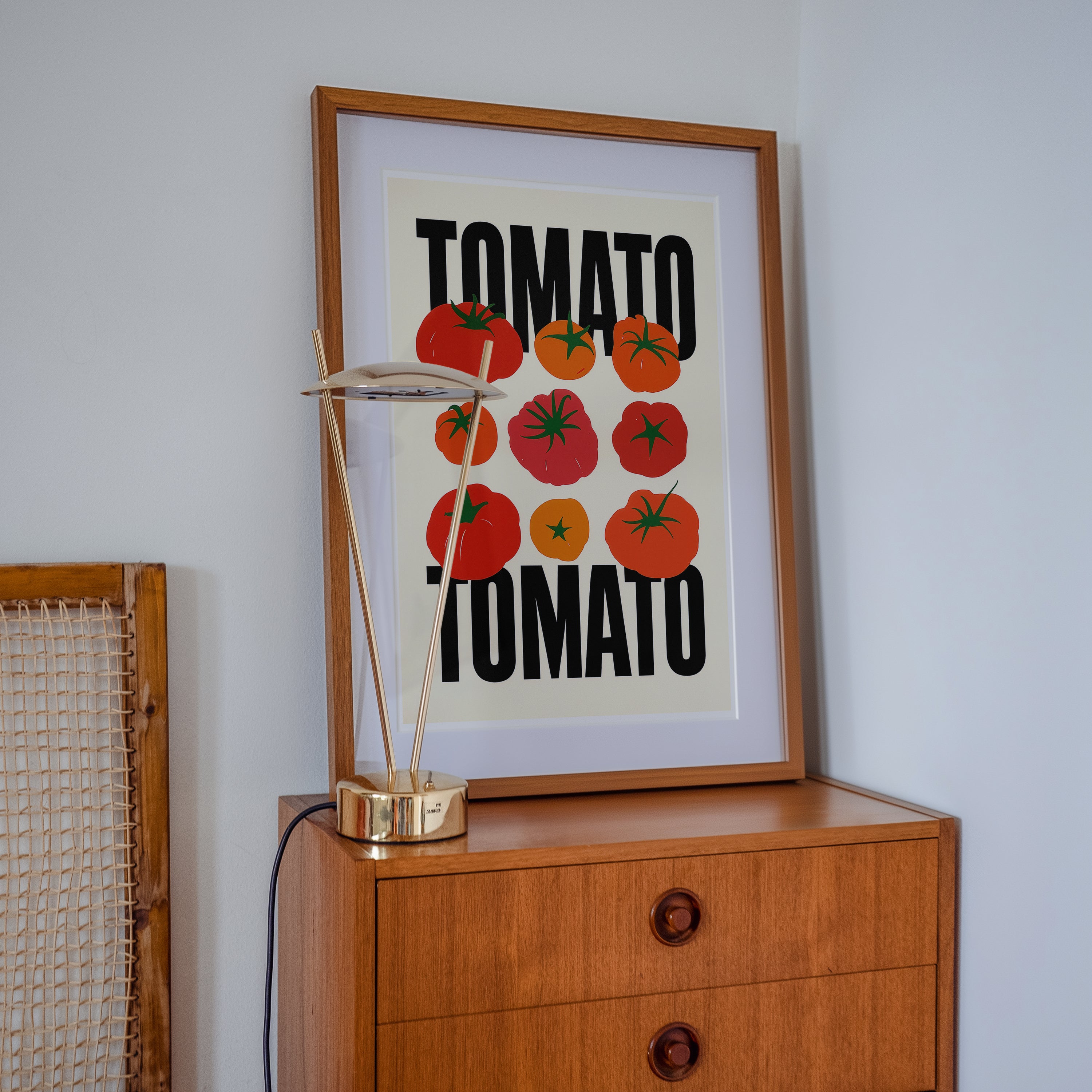 Tomato Art Poster | Kitchen Wall Decor