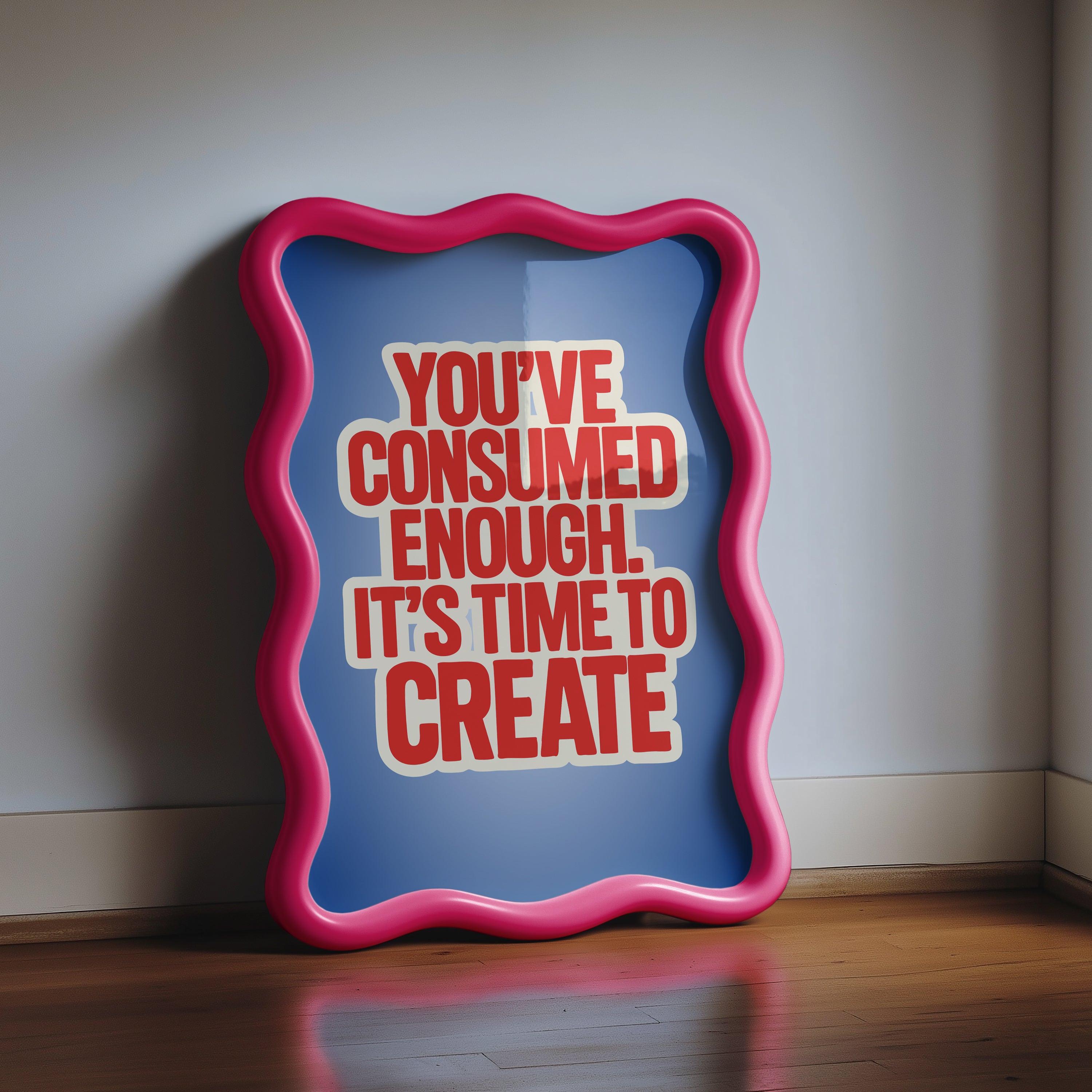 Time to Create Poster | Motivational Wall Art for Creatives