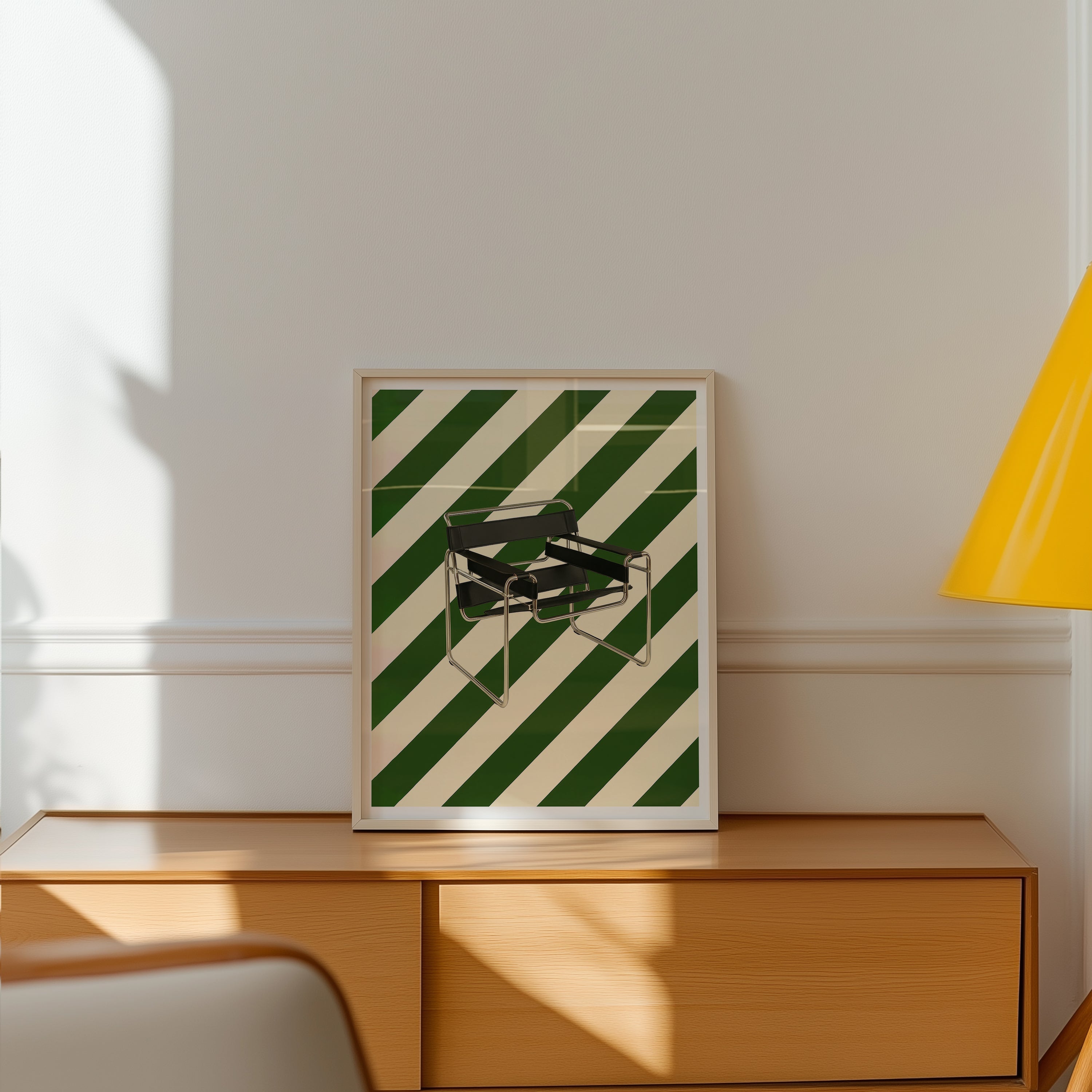 Modern Chair Poster | Bauhaus Inspired Design Print
