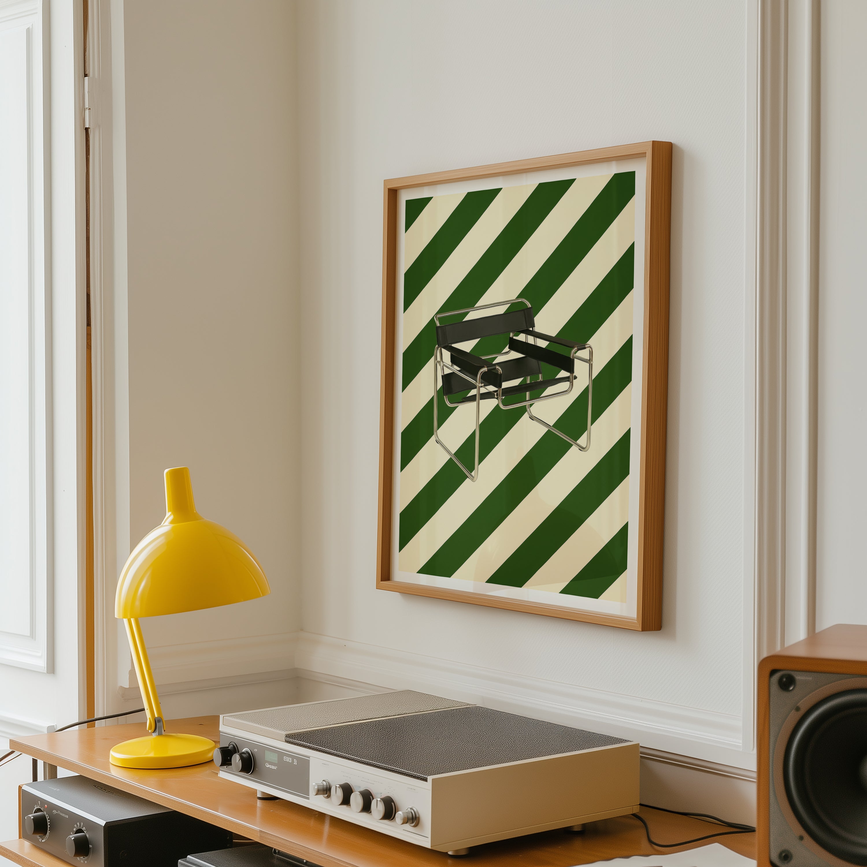 Modern Chair Poster | Bauhaus Inspired Design Print