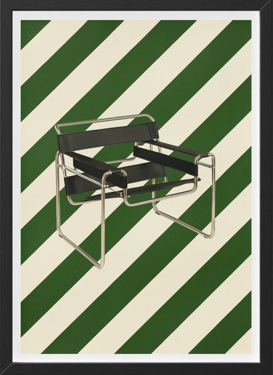 Modern Chair Poster | Bauhaus Inspired Design Print