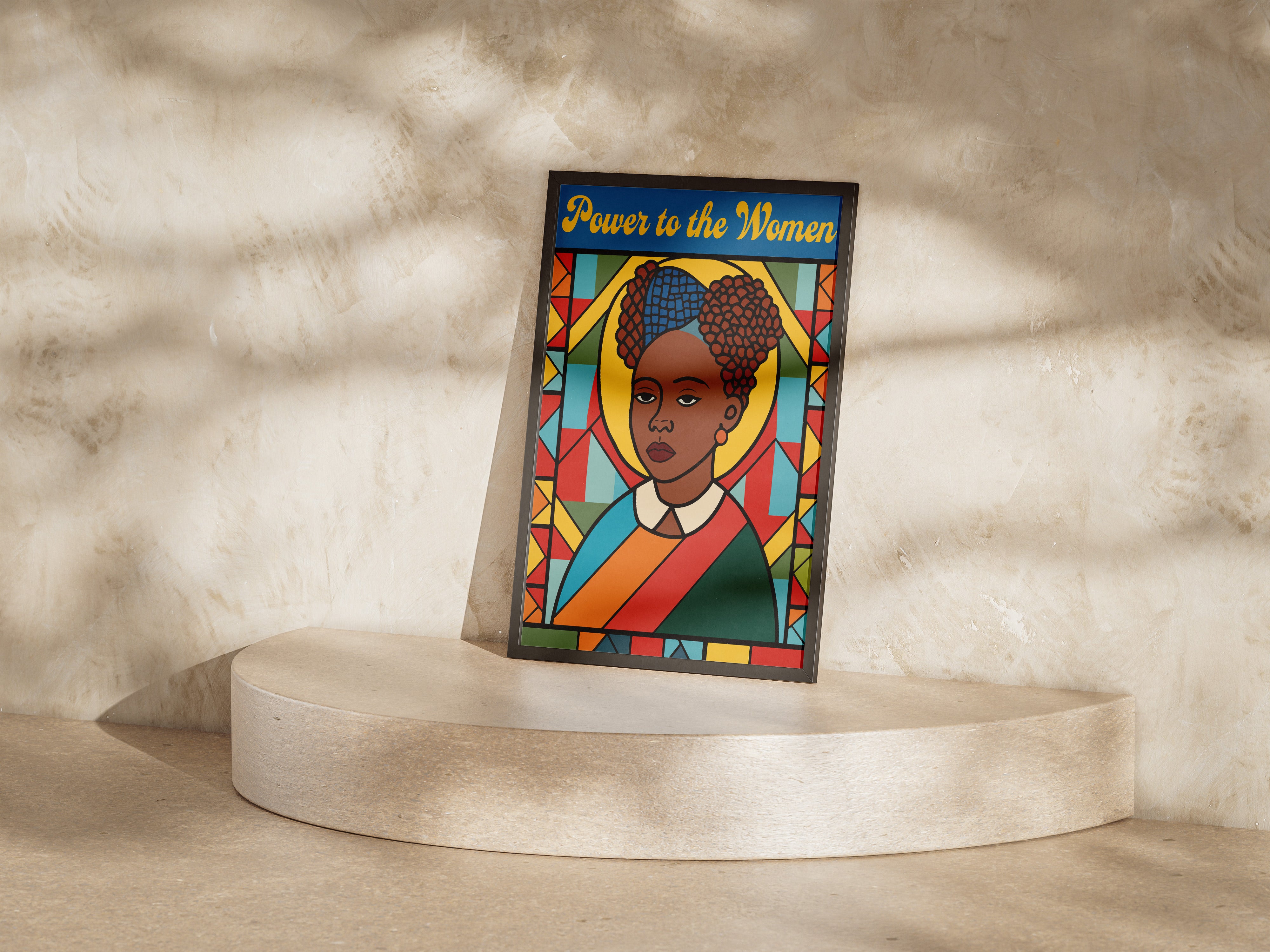 Power to the Women Poster | Feminist African American Art Print